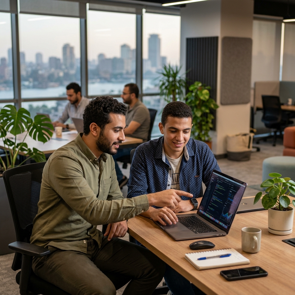 Egyptian developers collaborating